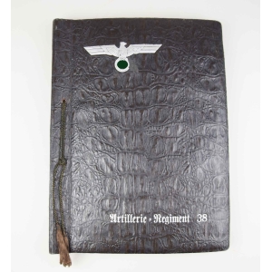 Wehrmacht Fotoalbum 5./Art.Rgt. 38 u. 1./Heeres-Flak-Art.Abt. 272 mit verliehenen Orden!