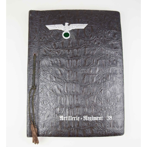 Wehrmacht Fotoalbum 5./Art.Rgt. 38 u. 1./Heeres-Flak-Art.Abt. 272 mit verliehenen Orden!