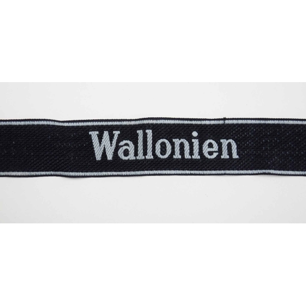 Waffen-SS Ärmelband "Wallonien" Mannschaften/Unterführer