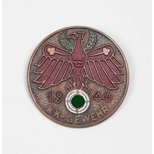 Gauleistungsabzeichen in Bronze Standschützenverband Tirol-Vorarlberg "KK-Gewehr 1944"