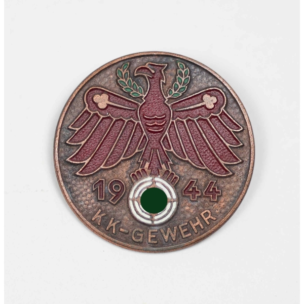 Gauleistungsabzeichen in Bronze Standschützenverband Tirol-Vorarlberg "KK-Gewehr 1944"