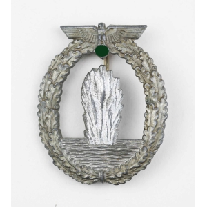Kriegsmarine Minensucher Kriegsabzeichen Ludwig Bertsch, selten!