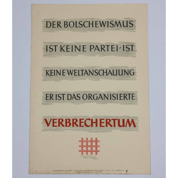 "Wochenspruch der NSDAP"  Folge 33
