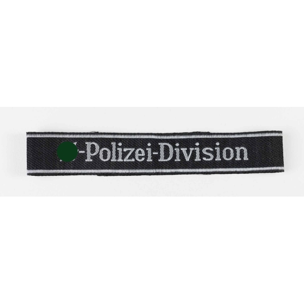Waffen-SS Ärmelband "SS-Polizei-Division" für Mannschaften der 4. SS-Polizei-Panzergrenadier-Division