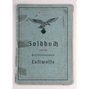 Luftwaffe Soldbuch 6./II. Flak-Regiment 46 (mot)
