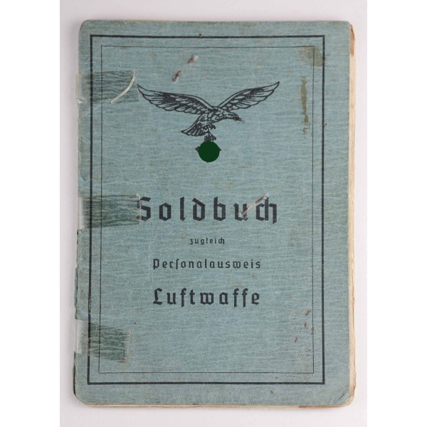 Luftwaffe Soldbuch 6./II. Flak-Regiment 46 (mot)
