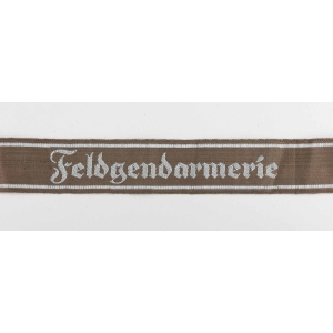 3.Reich Ärmelband Feldgendarmerie für Unteroffiziere