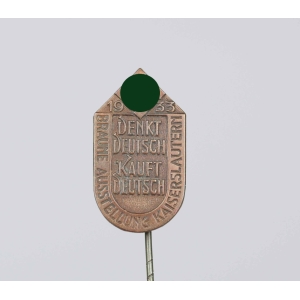 3.Reich Nadel  "Braune Ausstellung Kaiserslautern 1933″