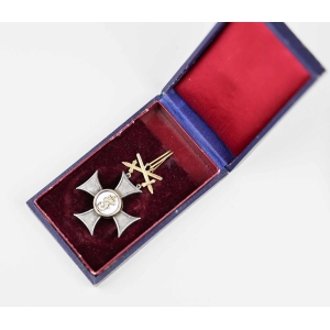 Württemberg Friedrichsorden Ritterkreuz 2.Klasse mit Schwertern im Verleihungsetui