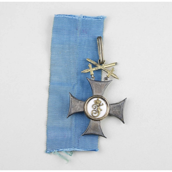 Württemberg Friedrichsorden Ritterkreuz 2. Klasse mit Schwertern am Band