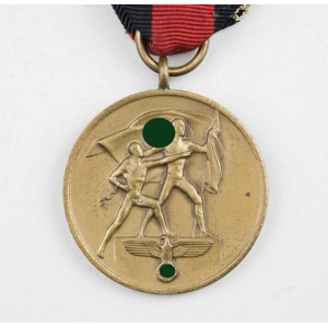 Medaille Zur Erinnerung An Den 1. Oktober 1938