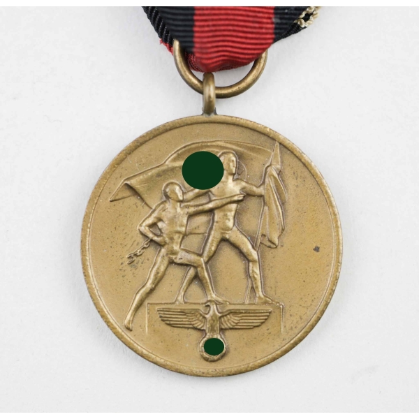 Medaille Zur Erinnerung An Den 1. Oktober 1938