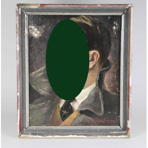 3.Reich Öl-Gemälde "Adolf Hitler" vom Künstler Willy Exner