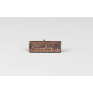 Spange "Prager Burg" Auflage 9mm