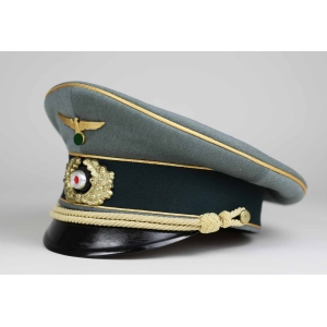 Schirmmütze für Generäle der Wehrmacht Heer EREL Zustand 1 MINT!