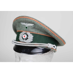 Wehrmacht Schirmmütze für Offiziere Feldgendarmerie