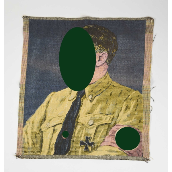 Los 332 - 3.Reich Wandteppich "Führerbild" gewebt