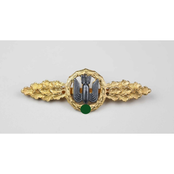 Frontflugspange für Kampfflieger in Gold, Zustand 1 MINT