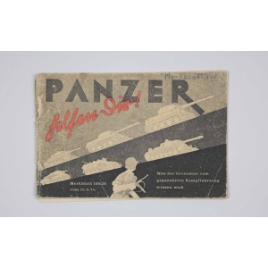 Merkblatt "Panzer helfen dir!" vom 15.9.1944