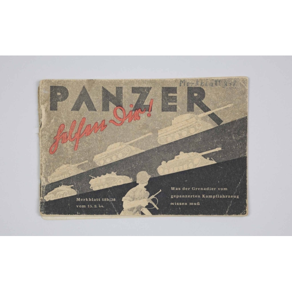 Merkblatt "Panzer helfen dir!" vom 15.9.1944