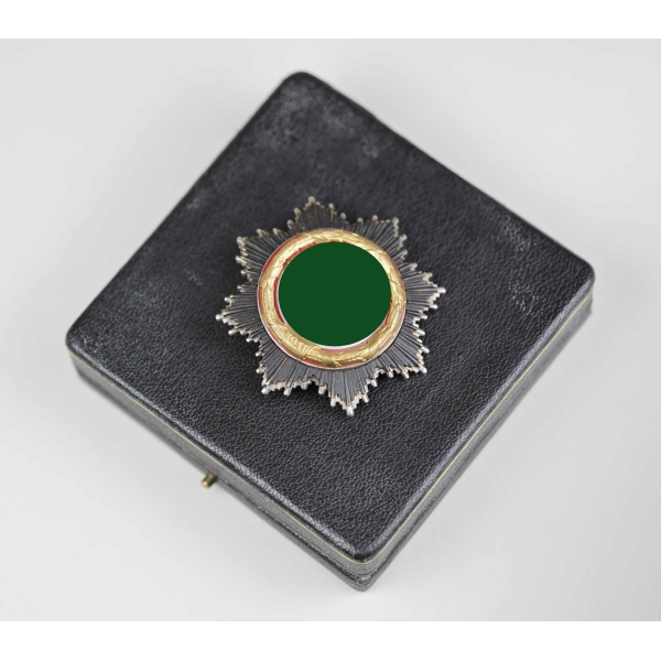 Deutsches Kreuz in Gold "1" Deschler im frühen Verleihungsetui, selten!