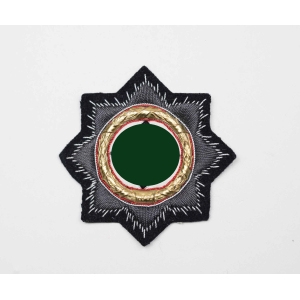 Stoffausführung Deutsches Kreuz in Gold auf Panzerstoff, Zustand 1 MINT, selten!