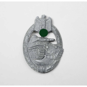 Panzerkampfabzeichen in Silber Herst. S&L "broad Pin"
