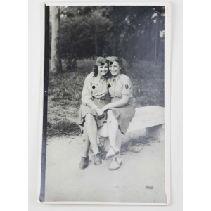 3. Reich Fotoaufnahme Wehrmachthelferin sog. Blitzmädel