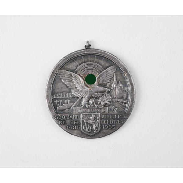 3. Reich Medaille Düsseldorf 500 Jahre Jubelfest Schützen 1935