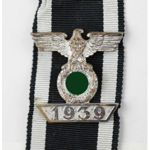 Wiederholungsspange zum Eisernen Kreuz 1914 2.Klasse Buntmetall Hst. "Deumer"