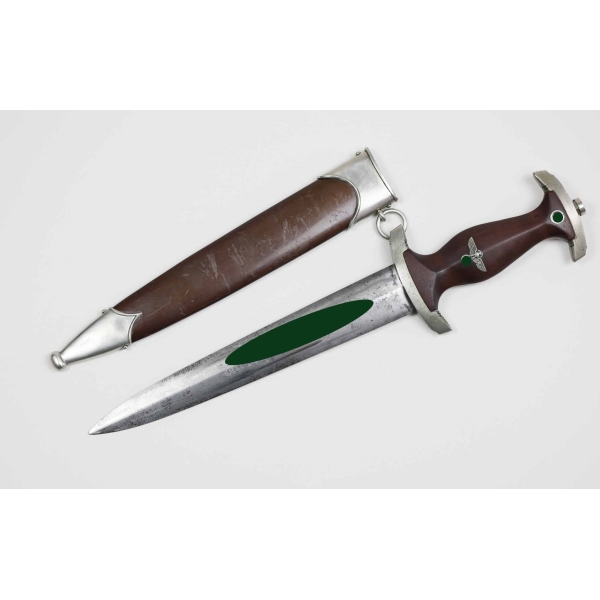 Früher SA-Dolch Wagner & Lange "HO" mit Trägergravur
