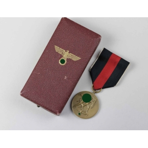 Oktobermedaille Zur Erinnerung An Den 1.Oktober 1938 im Etui