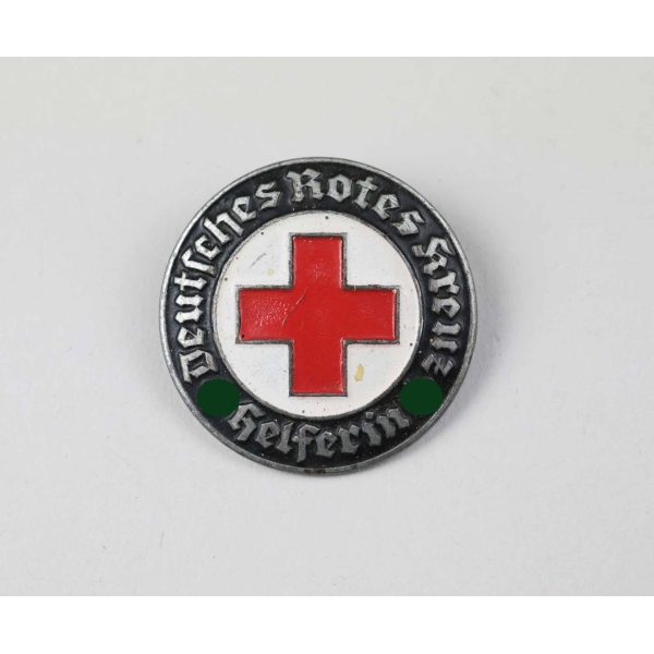 3. Reich Deutsches Rotes Kreuz DRK Brosche für "Helferin"