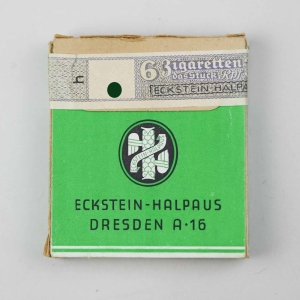 Wehrmacht Zigaretten ungeöffnet mit Banderole, Eckstein-Halpaus