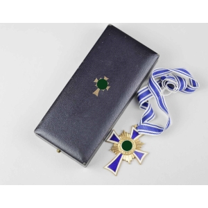 Ehrenkreuz der Deutschen Mutter Mutterkreuz in Gold im Etui Alfred Stübbe, Berlin