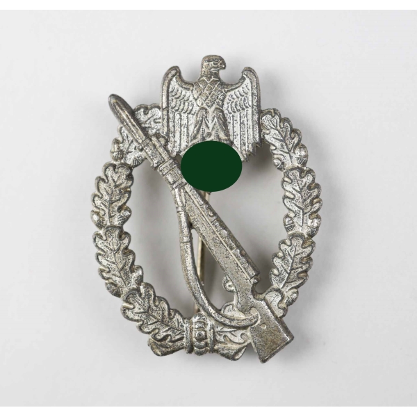 Infanterie Sturmabzeichen in Silber S&L mit Juncker Nadelhaken