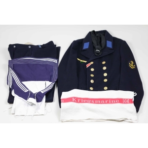 Nachlass Kriegsmarine Kollani (Colani) Uniform-Set, Hose für einen Matrosen