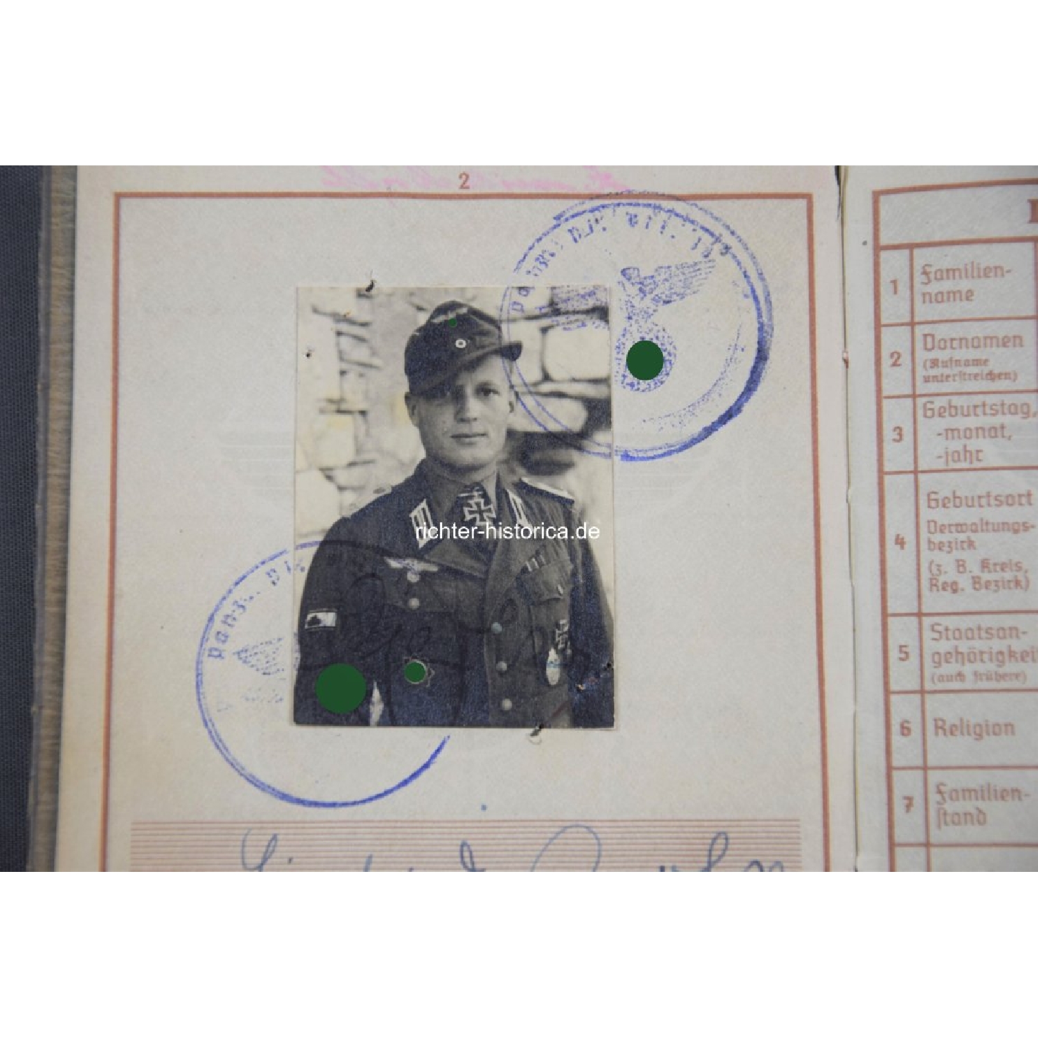 Ritterkreuznachlass Siegfried Gerke Mindener Pionier 3./Panzer-Pionier-Bataillon 16, mit "L/52 900" RK extrem selten!