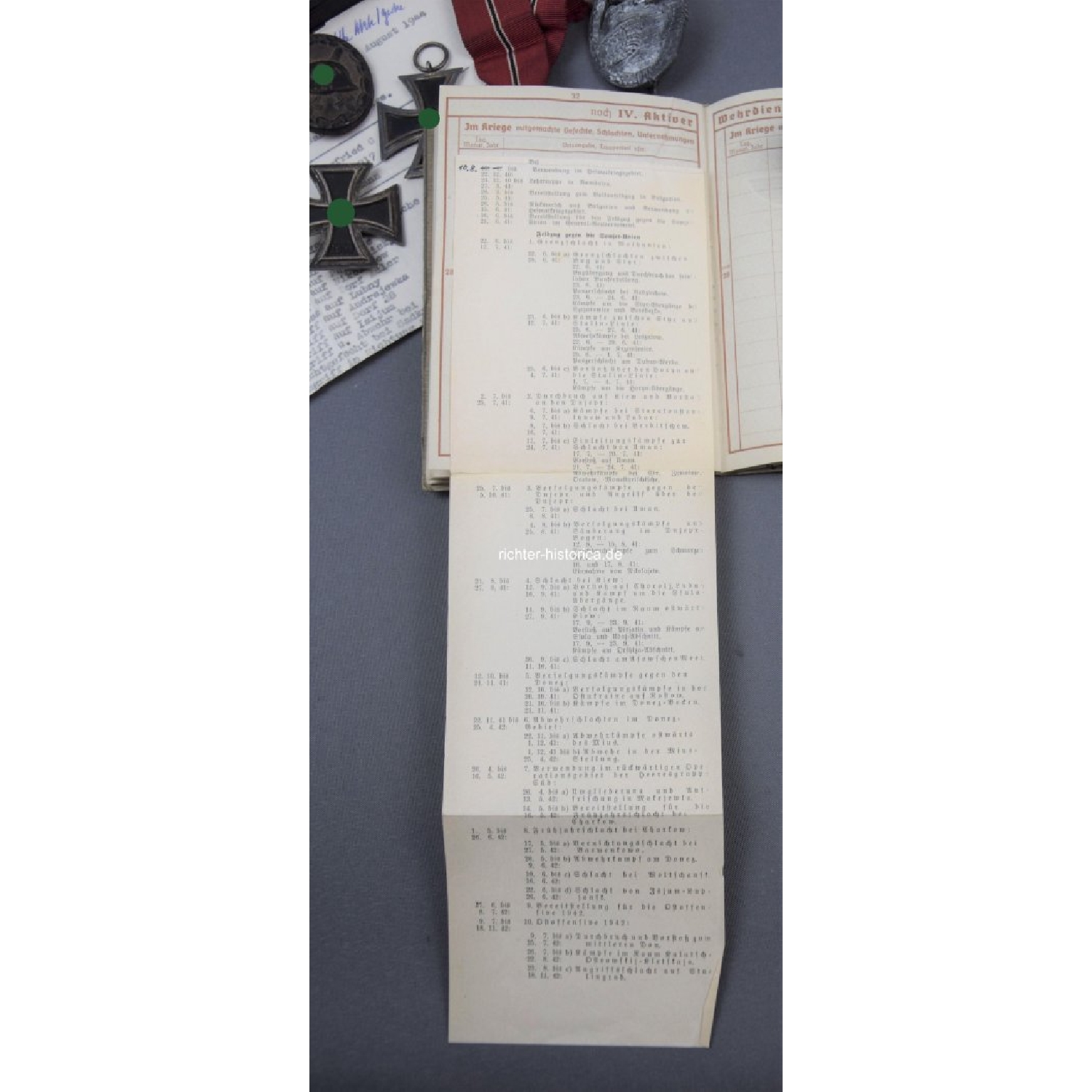 Ritterkreuznachlass Siegfried Gerke Mindener Pionier 3./Panzer-Pionier-Bataillon 16, mit "L/52 900" RK extrem selten!
