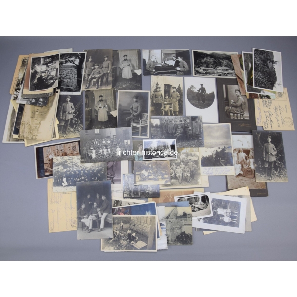 Konvolut Fotos/Postkarten 1.Weltkrieg, interessante Fotos aus Schützengräben