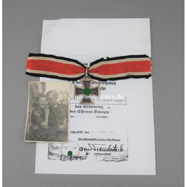 Ritterkreuznachlass Oberleutnant Gerhard Zonewitz mit Ritterkreuz "Micro 800"
