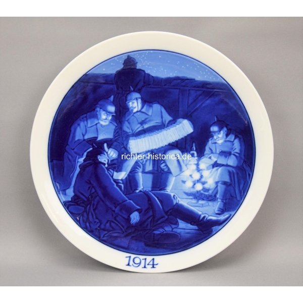 Meissen Porzellanteller 1914