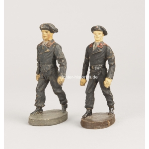 2 Elastolin Panzer Soldaten